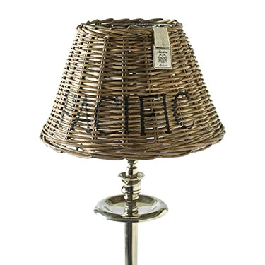 Riviera Maison rattan lampshade, small, round conical lampshade for table lamp, replacement lampshade, handmade - Pacific Lampshade - Natural - (ØxH) 25x16.6 on sale